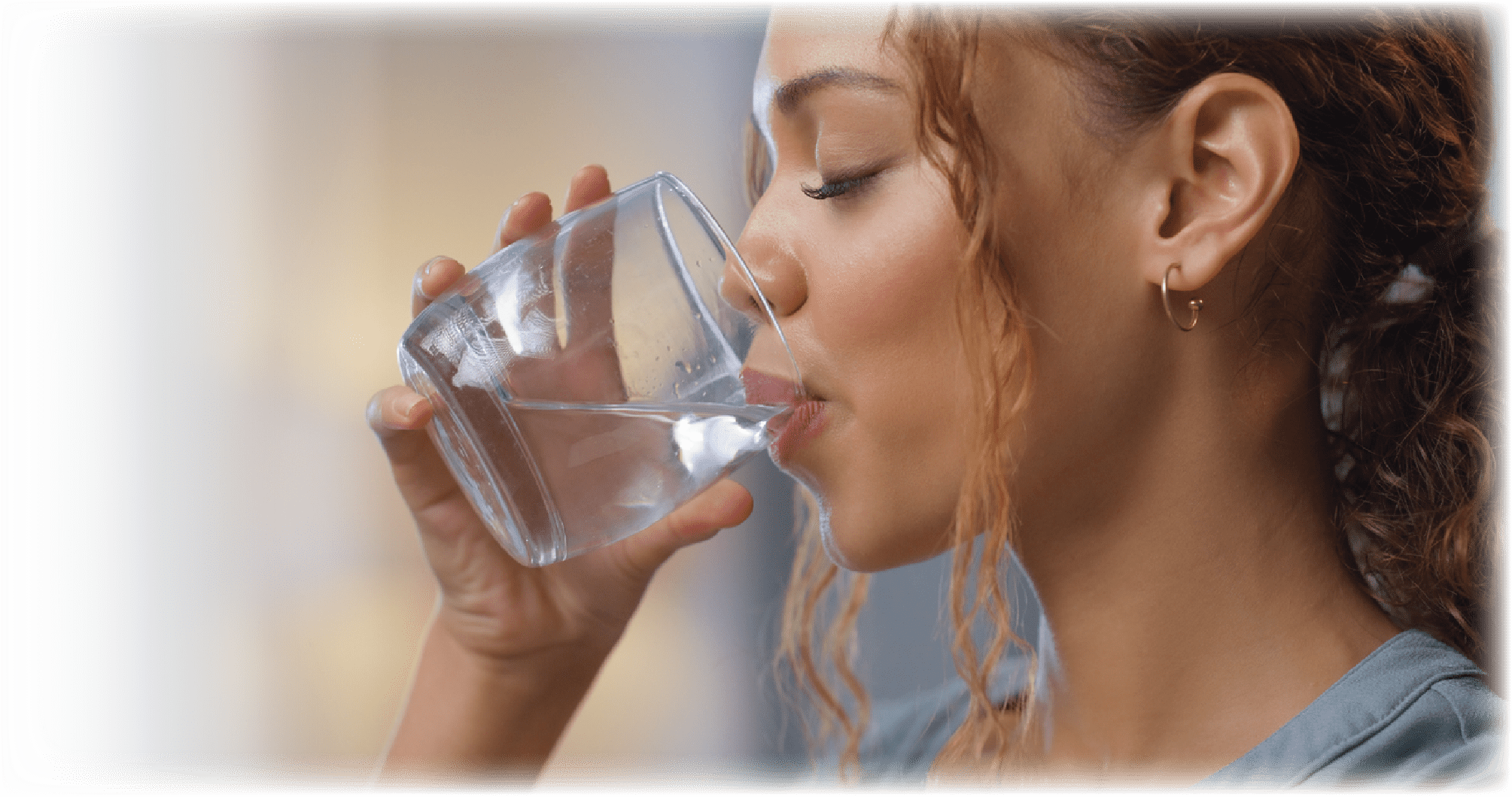 Woman Drinking Water